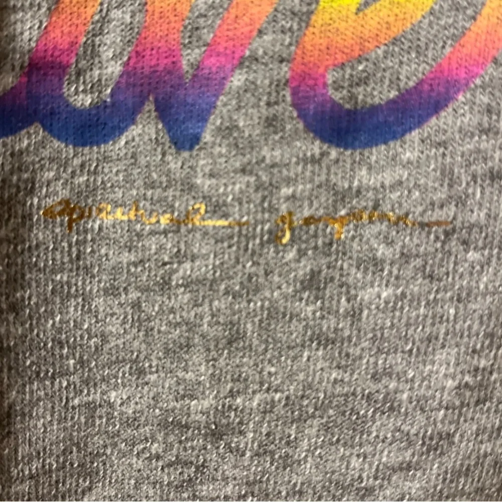 Spiritual Gangster Kids Sweatshirt W/Strips & A Sun Trust The Universe Sz S/10